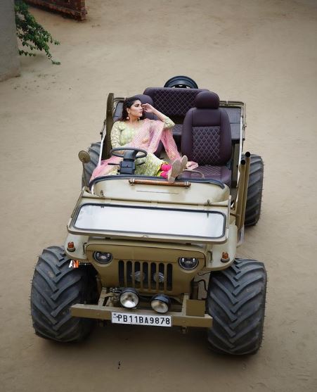 Sapna Choudhary car