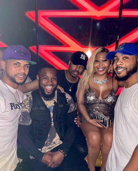 Shauna Brooks with her friends