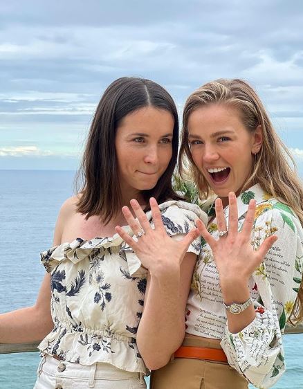 Sophia Forrest got engaged to her girlfriend