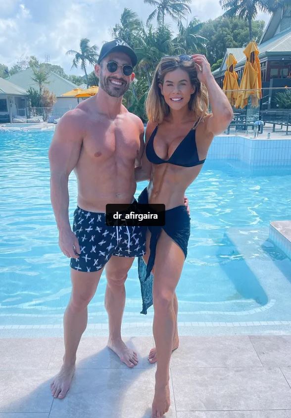 Sophie Guidolin is dating her boyfriend Dr. Andrew Firgaira