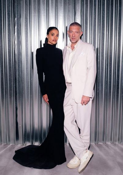 Tina with her husband Vincent Cassel