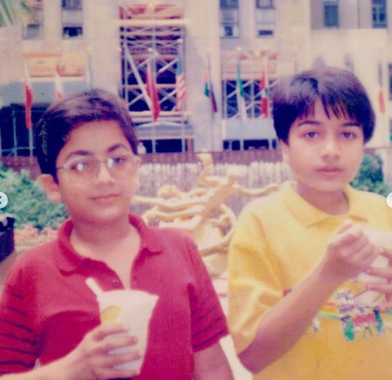 Young Gaurav and Gautam Gupta