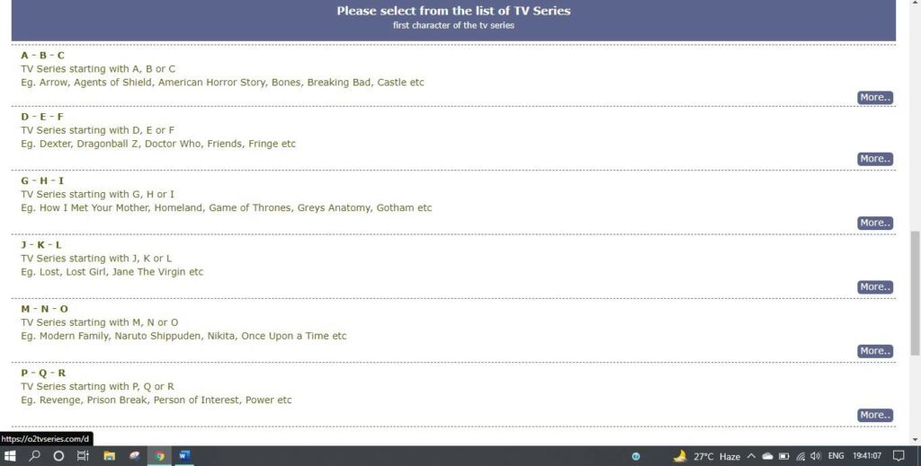o2tvseries