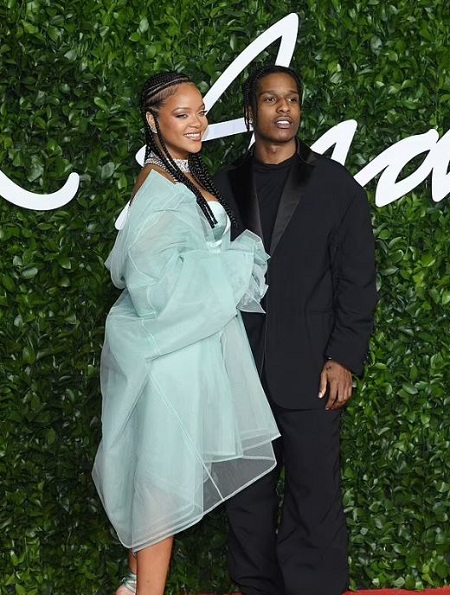 A$AP Rocky with Rihanna