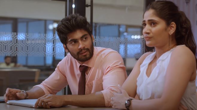Actor Tharshan Thiyagarajah with his fellow actress