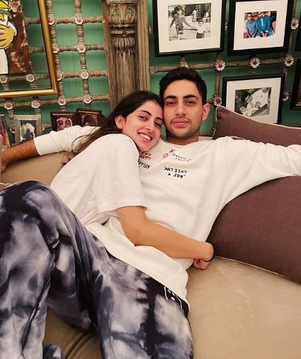 Agastya Nanda and his sister