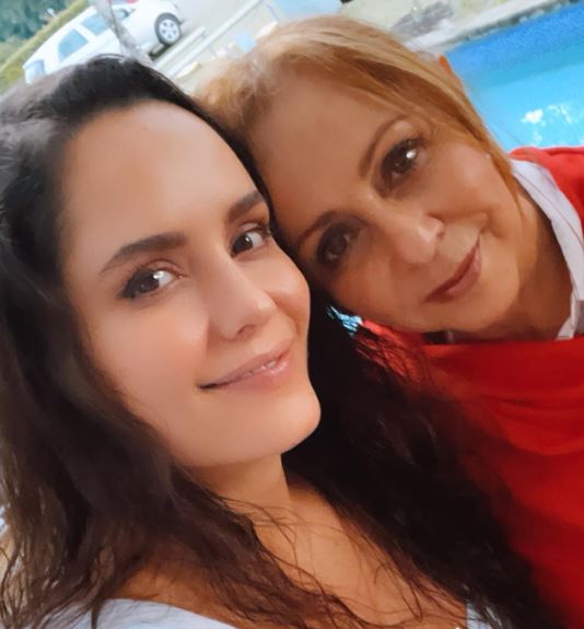 Ana Lucia Dominguez and her mom