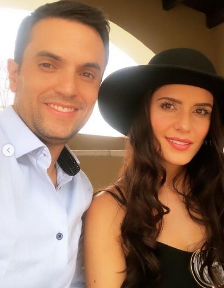 Ana Lucia Dominguez with her brother