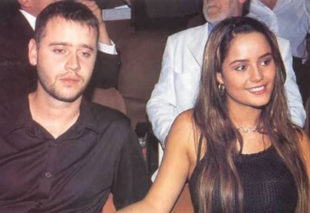 Ana Lucia Dominguez with her ex spouse David Alberto García