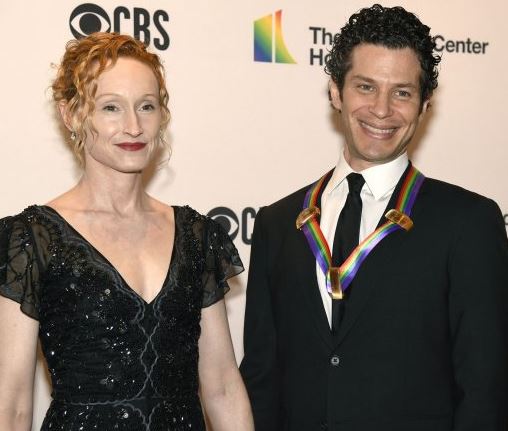 Angela Christian with her ex husband
