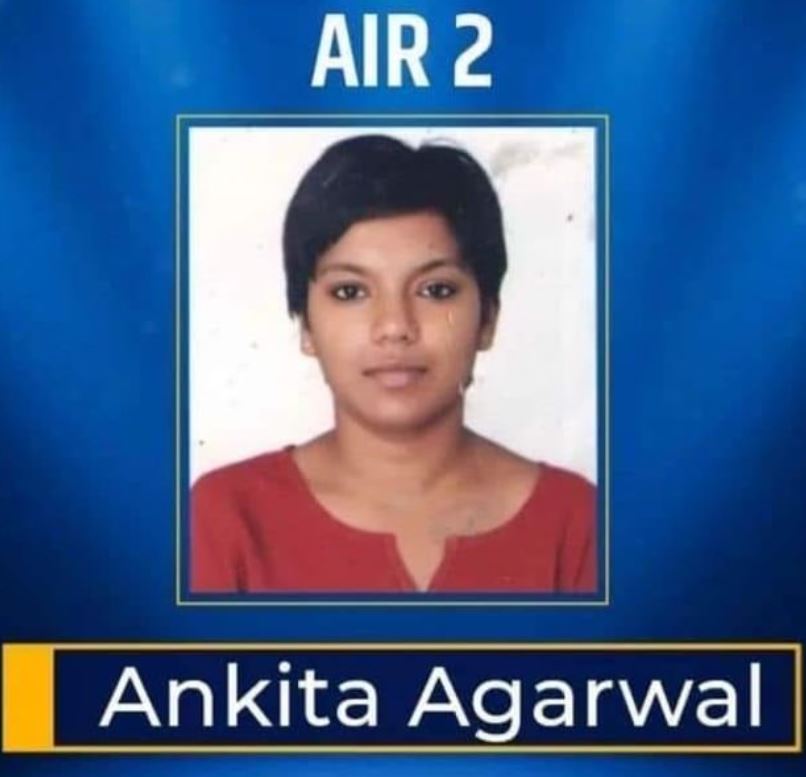 Ankita grabbed AIR 2 Rank and become IAS UPSC topper