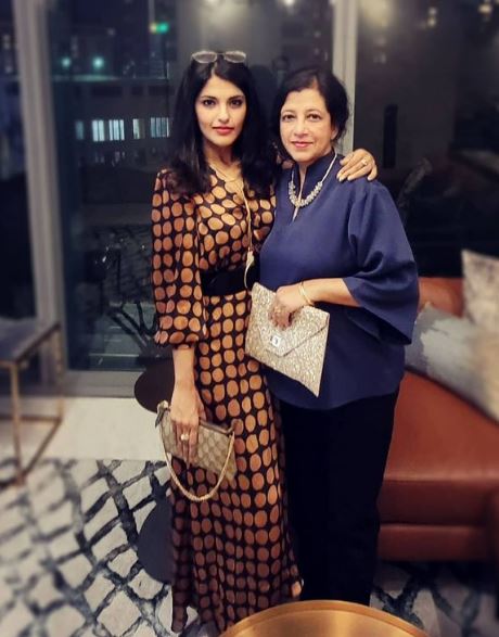 Ankiti Bose with her mother