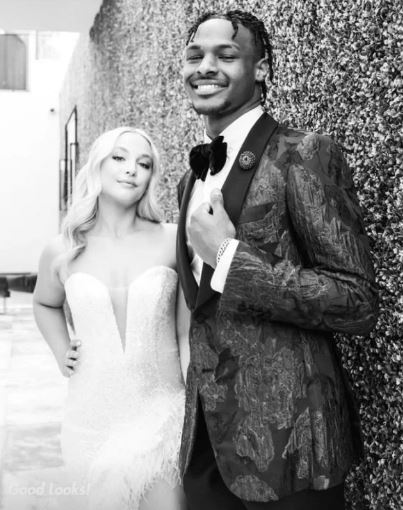 Bronny James with Peyton Gelfuso