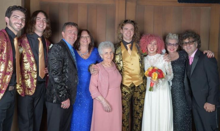Bruce Joseph Witkin with his family