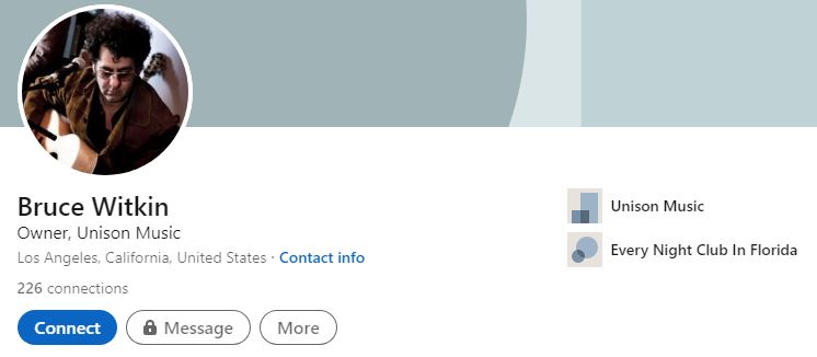 Bruce Witkin LinkedIn