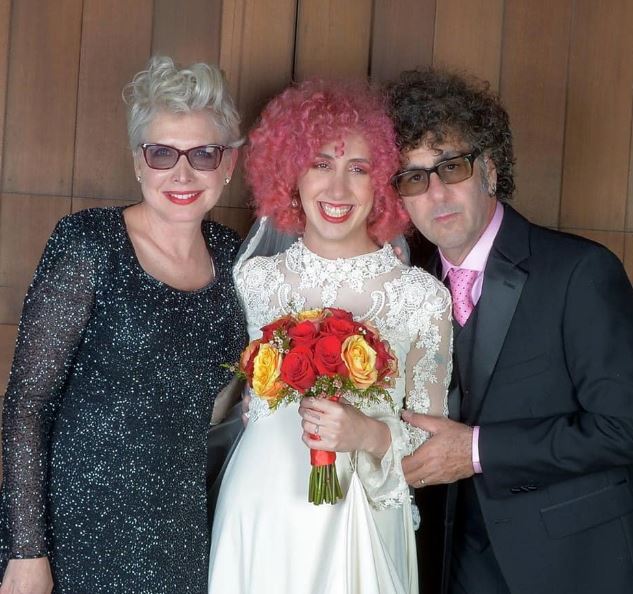 Bruce with his wife Suzanne Allison and daughter Veronica Witkin