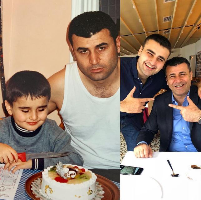 Burak with his dad