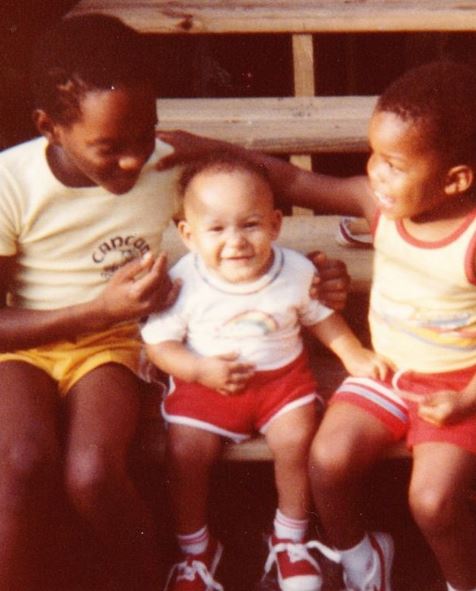 Carlton McCoy old image with his siblings