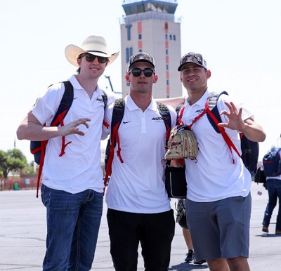 Chase Silseth with his team members
