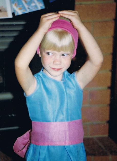 Childhood photo of Erin Plummer