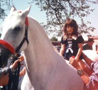 Childhood photo of Raquel 'Rocky' Pennington