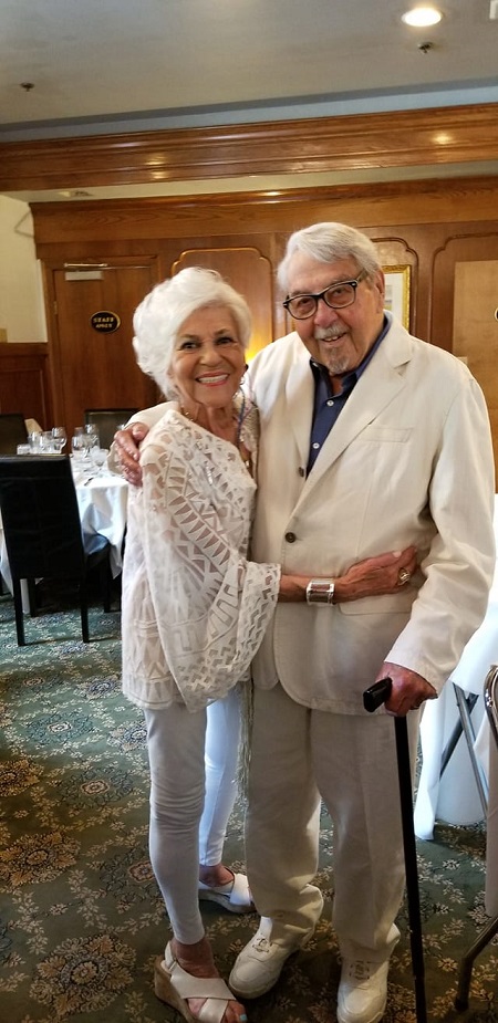 Claire Rothman with her cousin Mickey