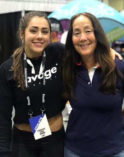 Cristina with her mother Cristina Negron