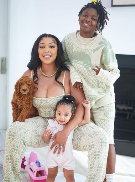 DJ Duffey and her kids Heir and Shadi