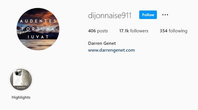 Darren Genet Instagram