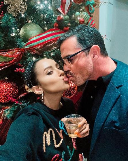 Darren with his fiancée Kat Graham