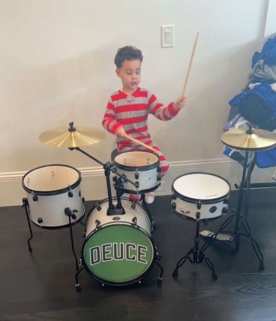 Deuce Tatum love to play drums