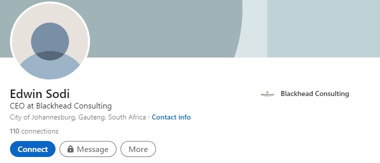 Edwin Sodi's LinkedIn profile