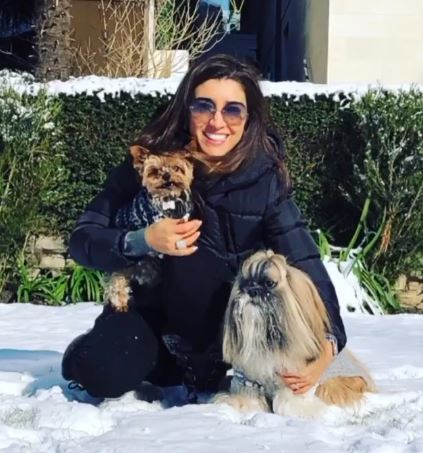 Fabiana is a dog lover