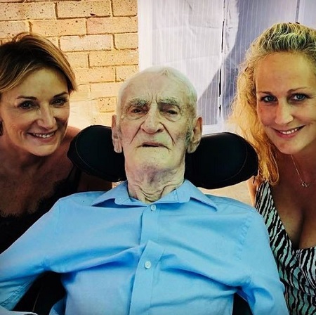 Grainne Mullan with her father