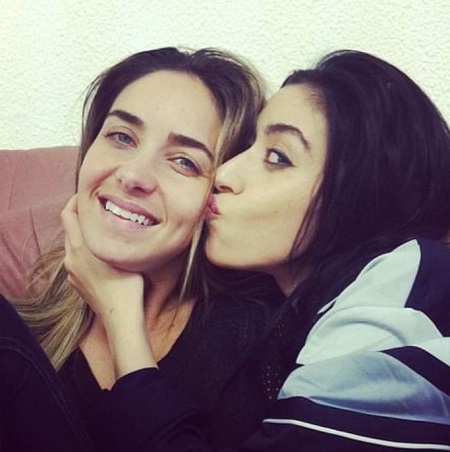 Hila Saada with her elder sister