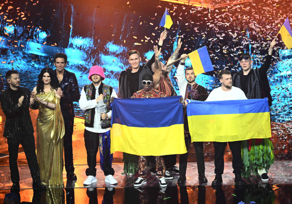 Eurovision song contest 2022 winning moment