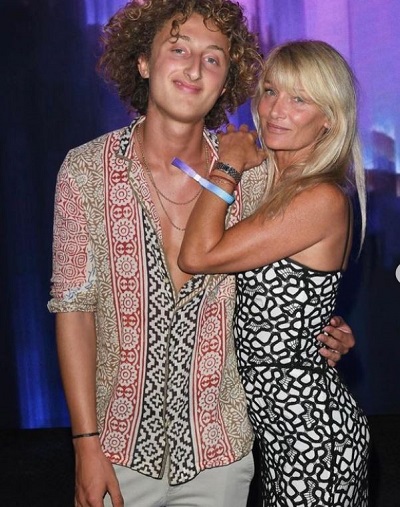 Isabelle Camus with her son Joalukas Noah