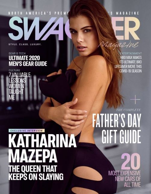 Katharina featured on various magazine covers