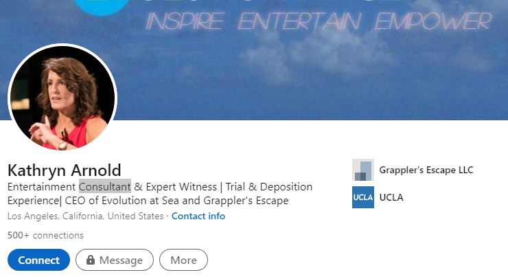 Kathryn Arnold LinkedIn account