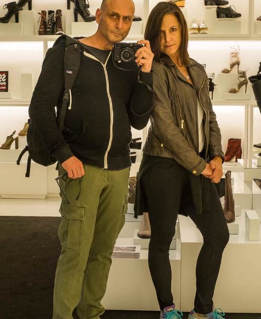 Kathryn Arnold with her friend