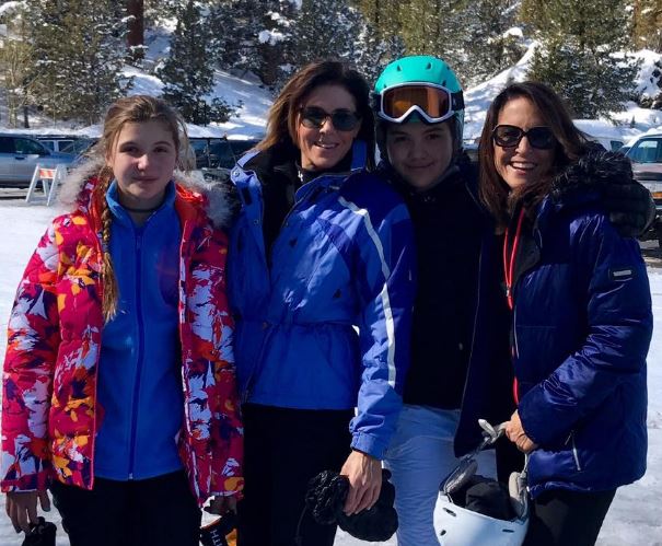 Kathryn with her family