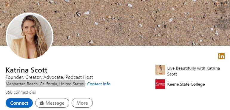 Katrina Scott LinkedIn profile