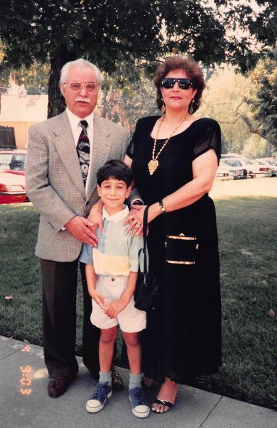 Kayvon Beykpour with his grandparents