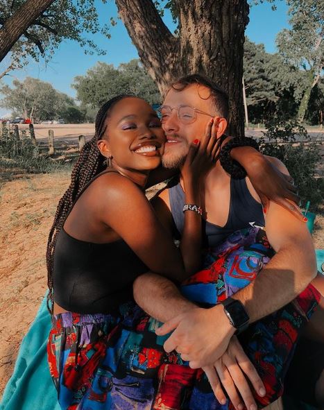 Laura Kariuki with her lover