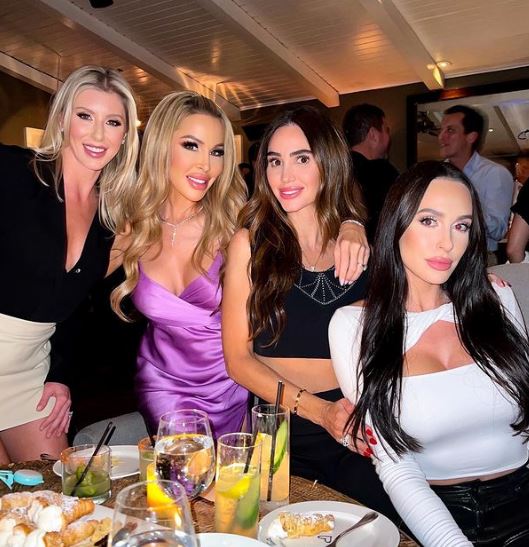 Lisa Marie McCallum with her friends