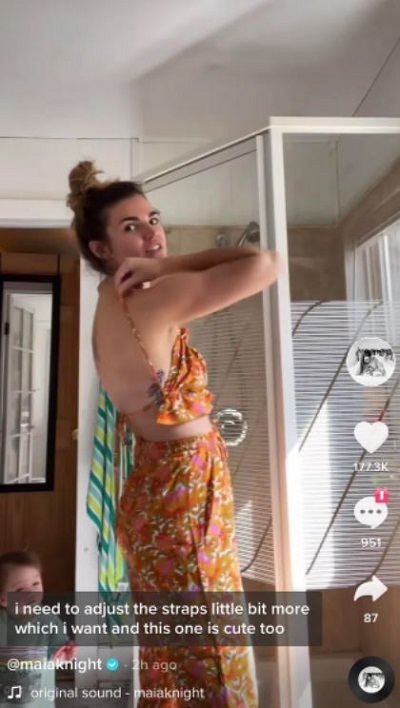 Maia Knight has 8.5 million followers on TikTok