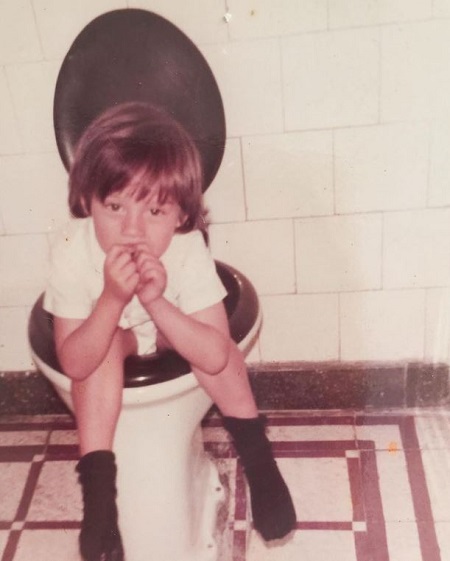 Mariana Genesio Pena in her childhood