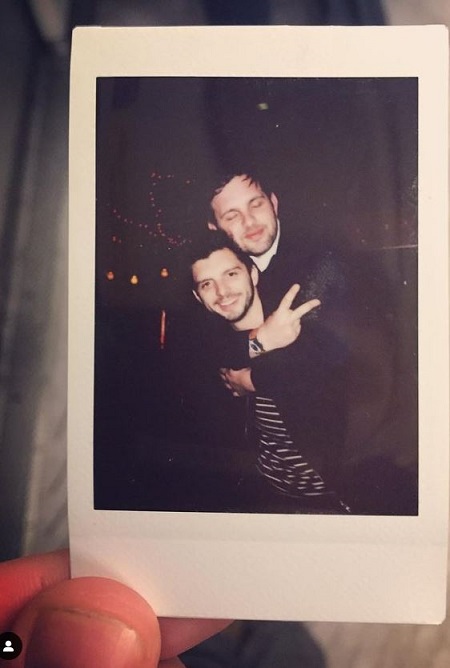 Michael C Fox with his brother