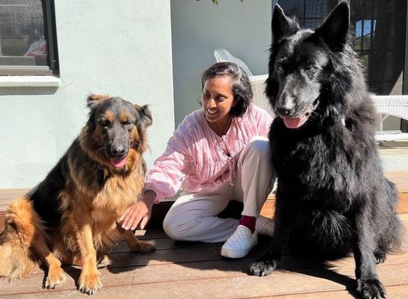 Michelle Ananda-Rajah is an animal lover