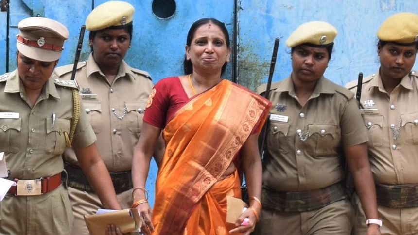 Nalini Sriharan was arrested for Rajiv Gandhi Assassination